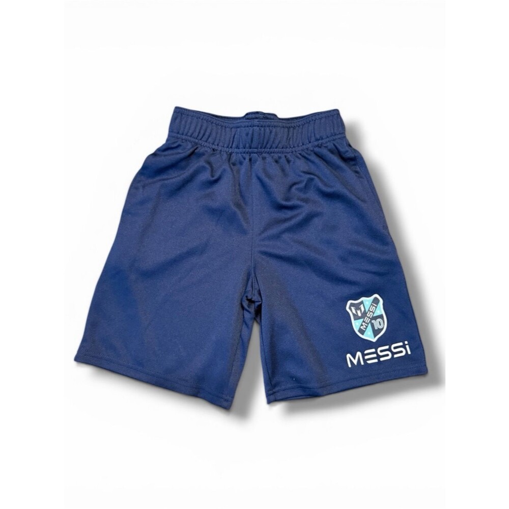 Messi Collection Shorts Youth Size Small Navy Blue Soccer Athletic